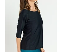 Calypsa Women's Loose Fit Margaux Swim Top