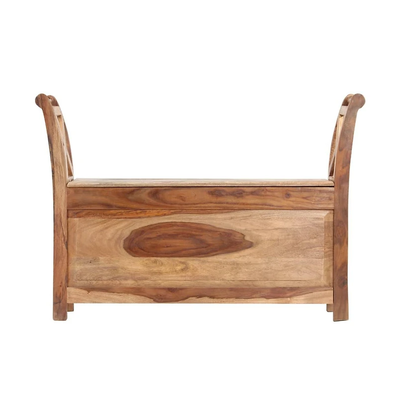 Bench 40.6"x13"x28.3" Solid Sheesham Wood
