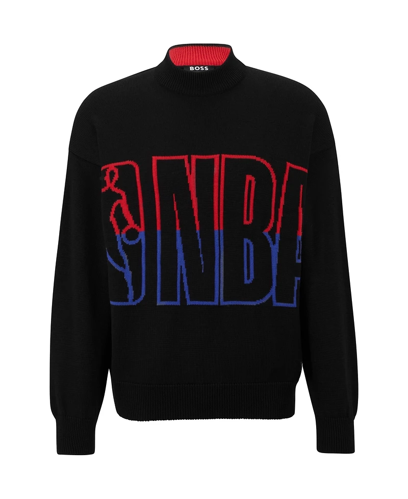 Boss by Hugo Men's Nba Relaxed-Fit Sweater