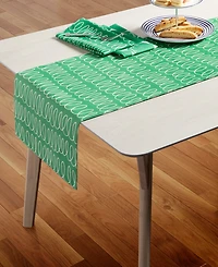 kate spade new york the Loop Joy Dot Reversible Table Runner