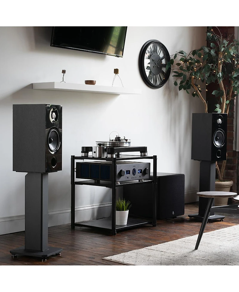 Kanto SX22 22" Tall Fillable Speaker Stands with Isolation Feet