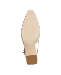 Marc Fisher Women's Lethe Block Heel Pointy Toe Dress Pumps