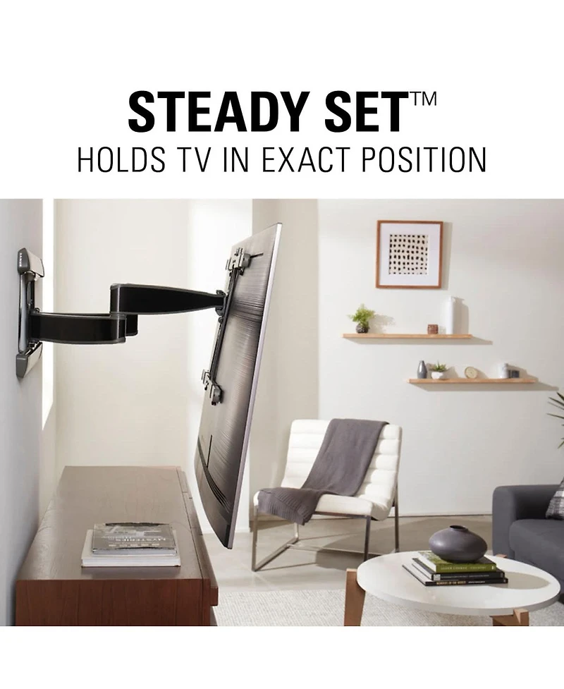 Sanus VLF728-B2 Large Full-Motion Tv Mount
