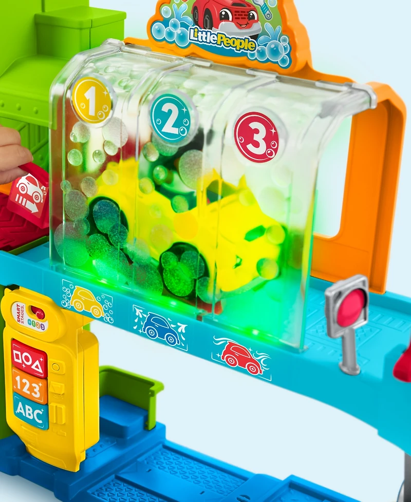 Fisher Price Little People Light-Up Learning Garage Toddler Playset