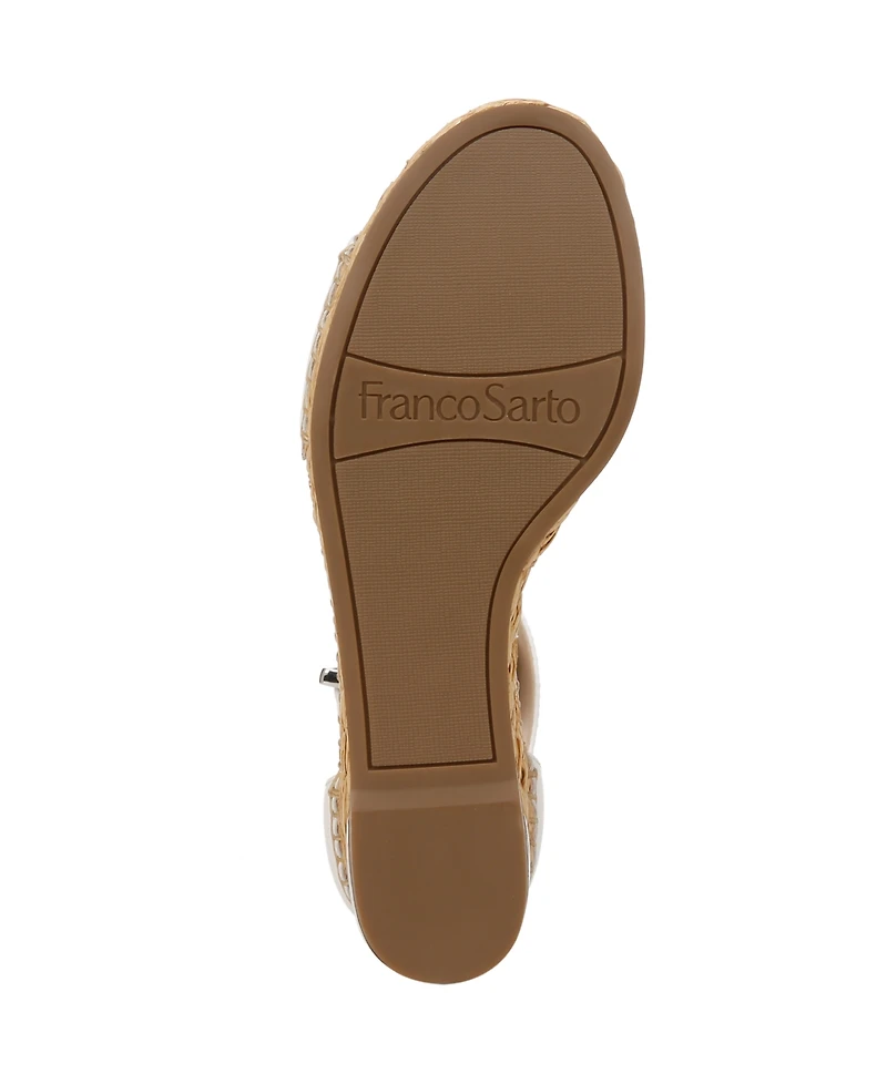 Franco Sarto Women's Clemens Espadrille Wedge Sandals