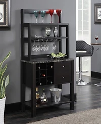 Convenience Concepts Newport 31" Medium Density Fiberboard (Mdf) 2 Drawer Serving Bar