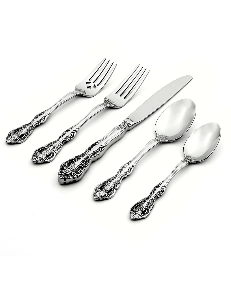 Oneida Michelangelo 45 Piece Flatware Set, Service for 8