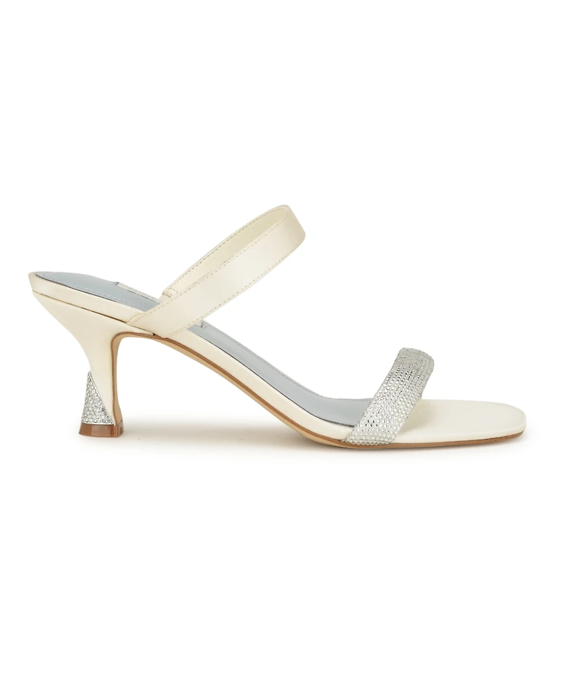 Nine West Women's Shimme Bridal Tapered Heel Dress Sandals