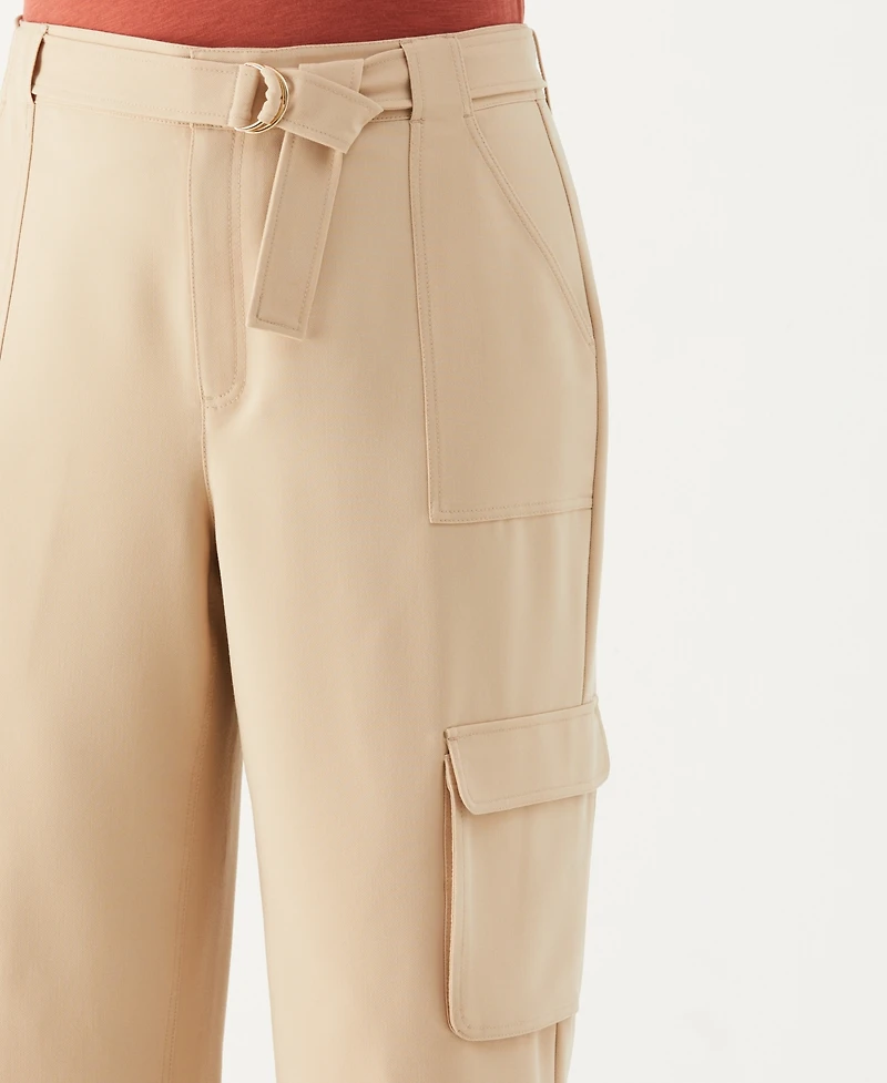 Ella Rafaella Plus Size Wide Leg Cargo Pants