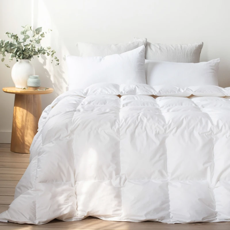 Extra Warm 700 fill Power Luxury White Duck Down Duvet Comforter - King/Cal King