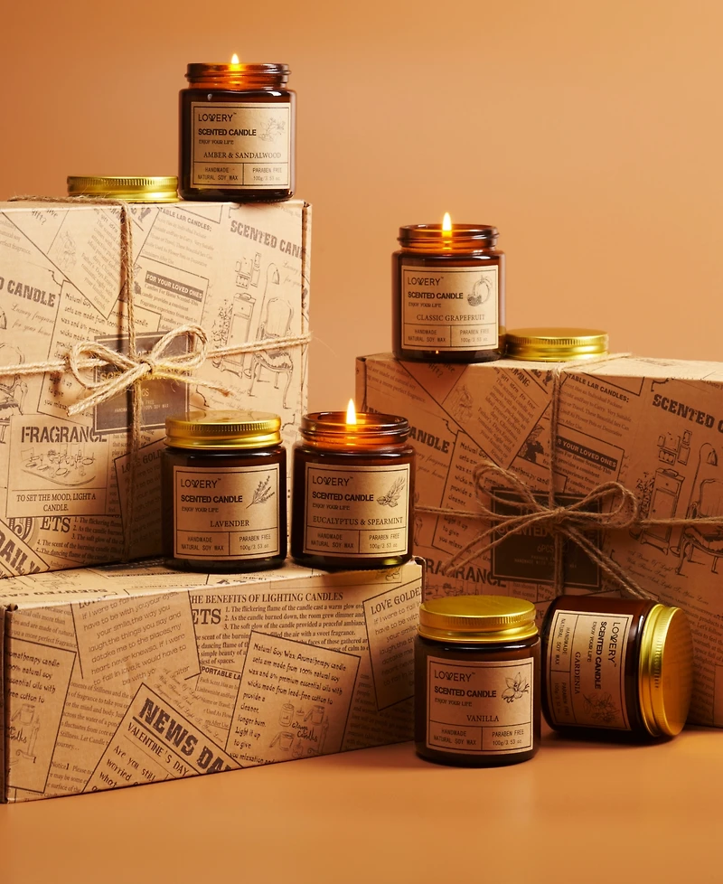 Lovery 6-Pc. Scented Candle Gift Set