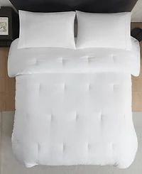 Madison Park Honeycomb Textured Oversized Down Alternative Comforter, King/California King