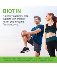DaVinci Labs Biotin - Supports Skin & Hair Health, Intestinal Flora Function - Dietary Supplement with Vitamin C & Calcium as Ca Carbonate