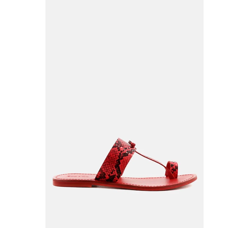 Womens Leona Thong Flat Sandals