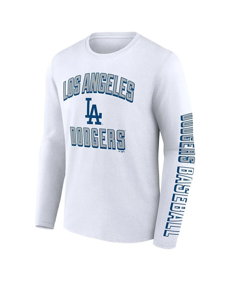 Men's Fanatics Royal, White Los Angeles Dodgers Two-Pack Combo T-shirt Set