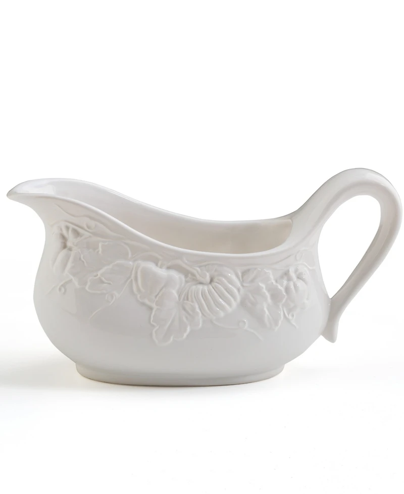 Euro Ceramica Turkey Platter & Gravy Boat Set