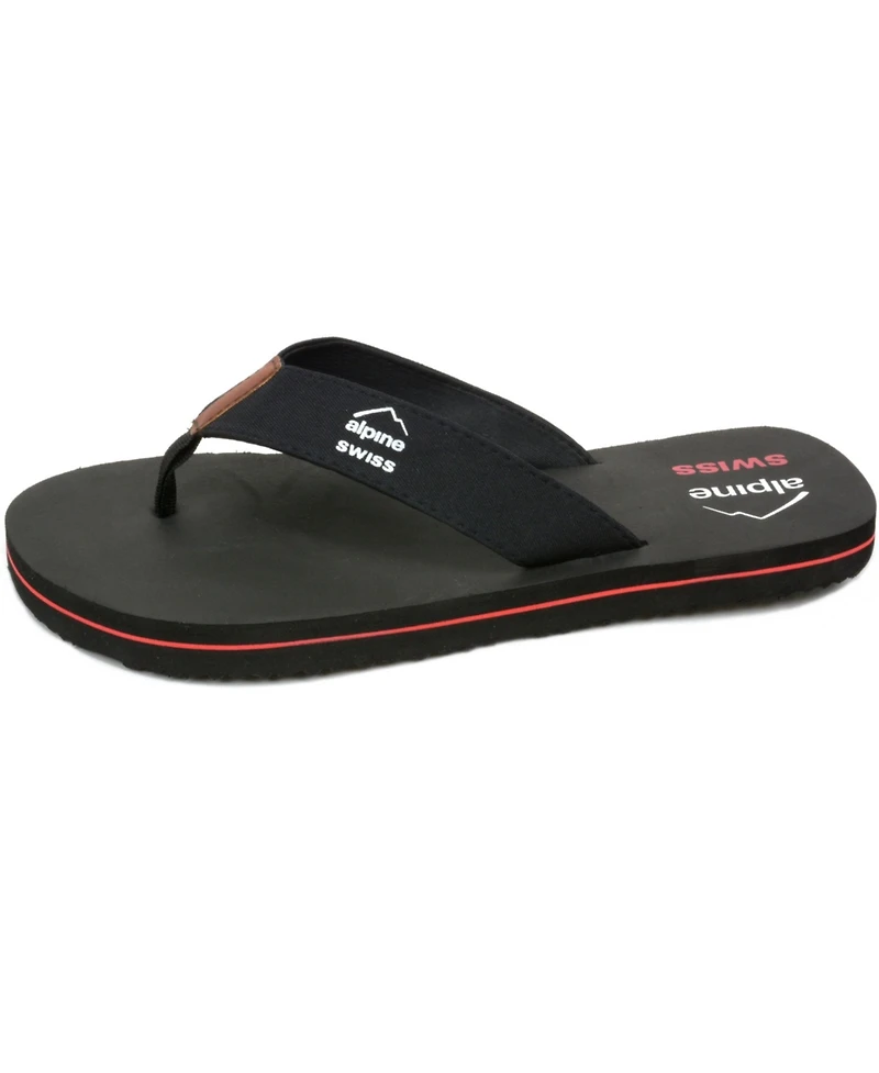 Alpine Swiss Mens Flip Flops Beach Sandals Eva Sole Lightweight Comfort Thongs