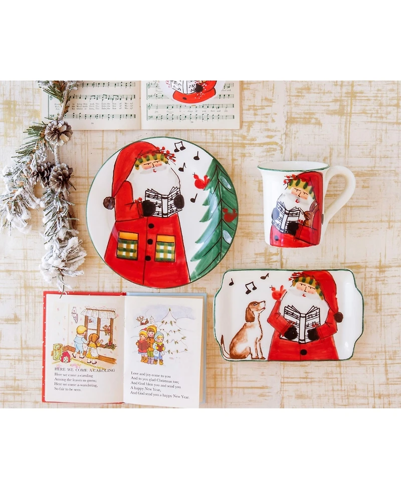 Vietri Old St. Nick Dinnerware 2023 Limited Edition Salad Plate