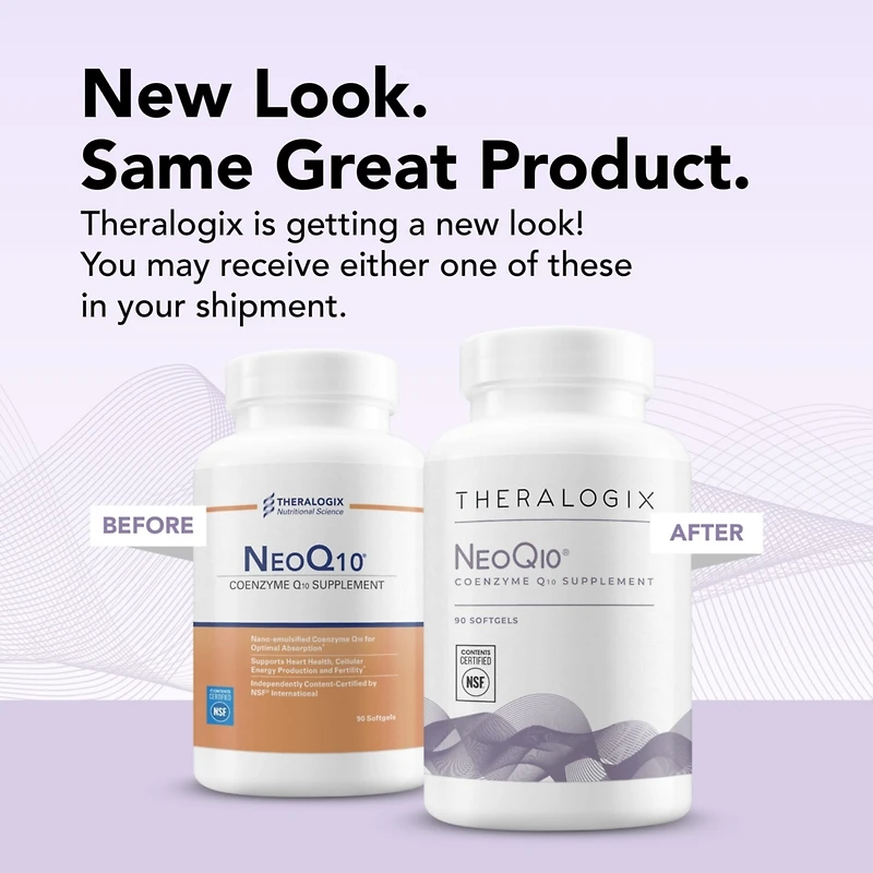 Theralogix NeoQ10 High Absorption Coenzyme Q10 (CoQ10) Supplement