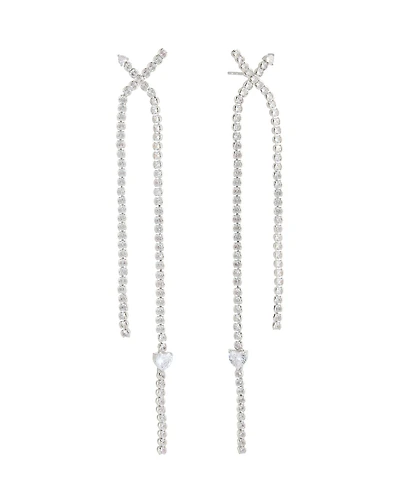 Heymaeve Platinum Plated Brass Statement Earrings