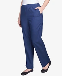 Alfred Dunner Classics Pull-On Denim Pants Petite and Short