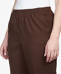 Alfred Dunner Classics Pull-On Straight-Leg Pants Petite and Short