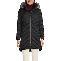 Lands' End Women's Tall Insulated Cozy Fleece Lined Winter Coat