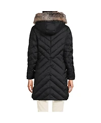 Lands' End Women's Tall Insulated Cozy Fleece Lined Winter Coat