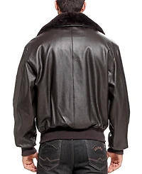 Landing Leathers Men B-15 Leather Flight Bomber Jacket