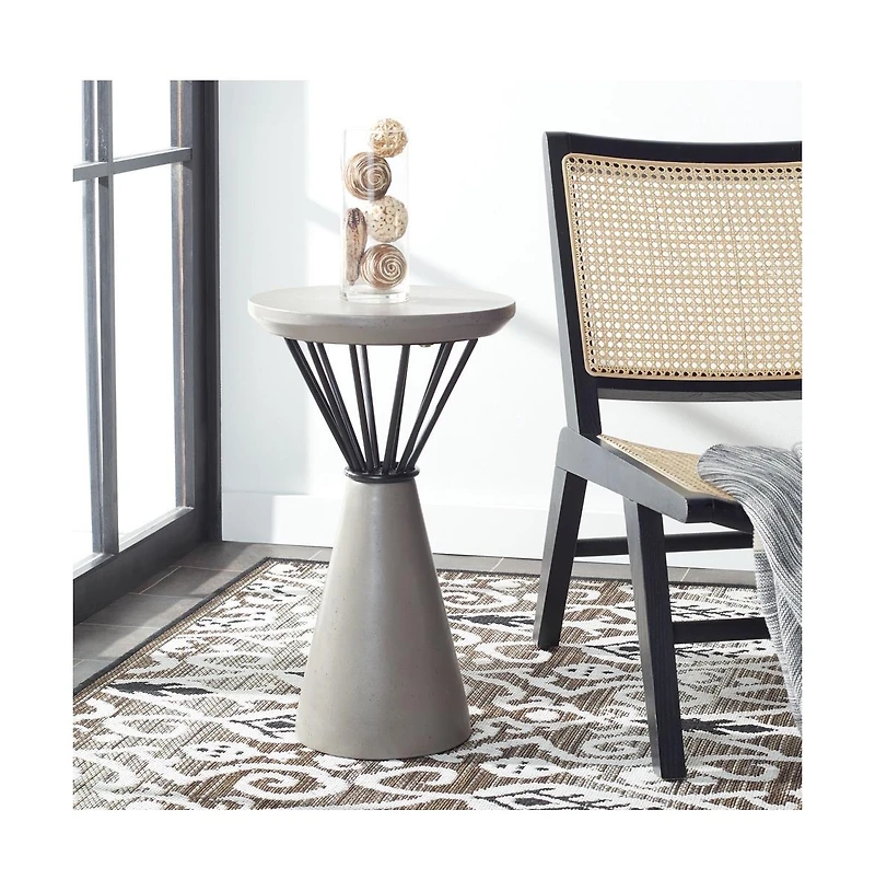 Akiko Concrete Accent Table