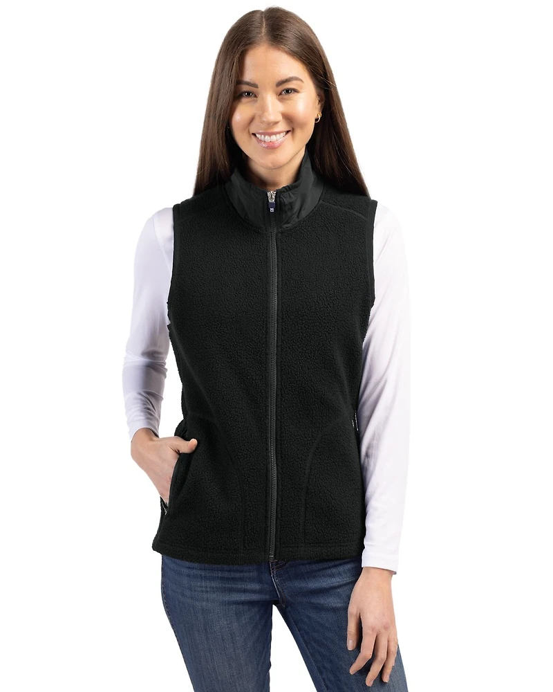 Cutter & Buck Women's Cascade Eco Fleece Vest