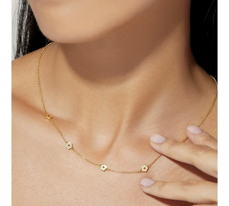 Ana Luisa Flower Station Necklace - Rowena Necklace