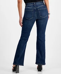 I.n.c. International Concepts Petite Mid-Rise Flare Denim Jeans, Created for Macy's