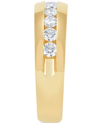 Men's Diamond Band (1 ct. t.w.) in 14k White Gold (Also in 14k Yellow Gold)