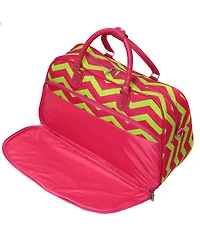 World Traveler Chevron 21-inch Carry-On Shoulder Duffel Bag