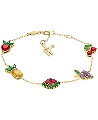 Fossil X Willy Wonka Special Edition Women's Gold-Tone Stainless Steel Station Bracelet