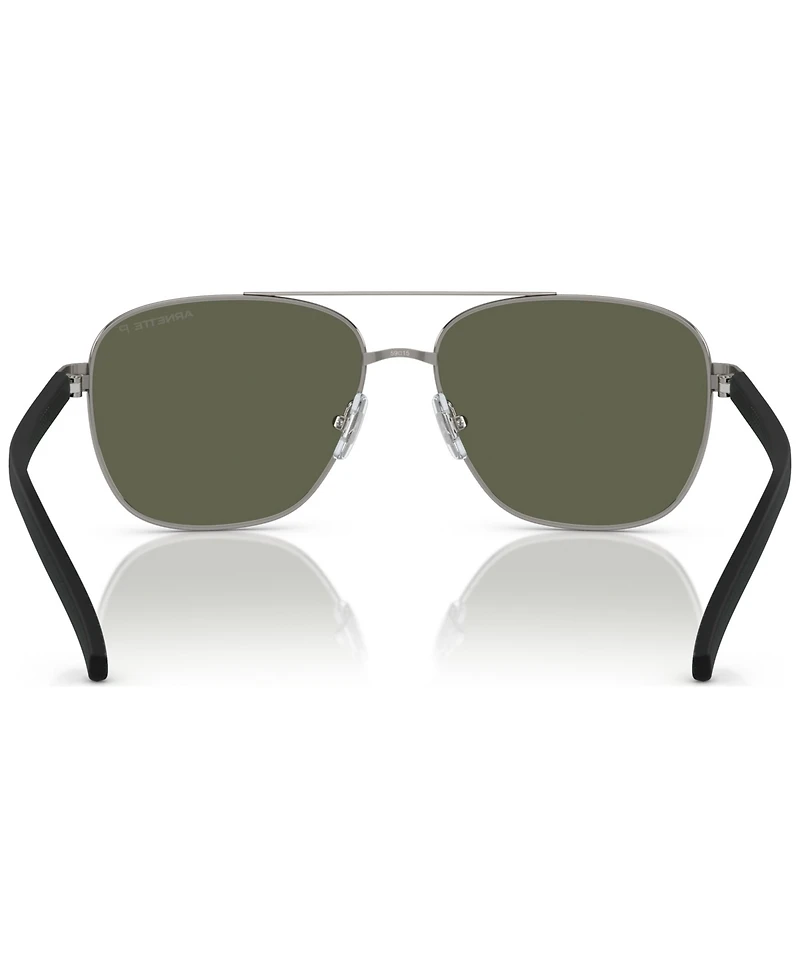 Arnette Men's Walvis Polarized Sunglasses, Polar AN3087