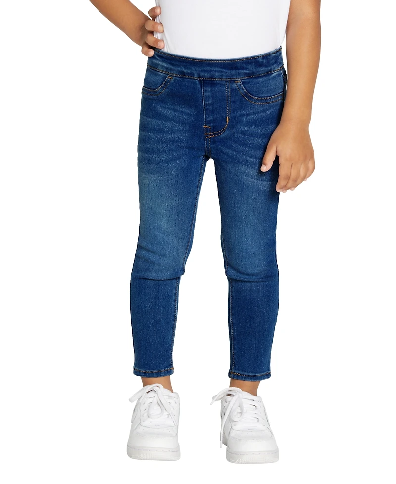 Levi's Toddler Girls Adjustable Waistband Stretch Denim Jeggings