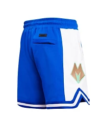 Men's Pro Standard Royal Milwaukee Bucks 2023/24 City Edition Dk Shorts