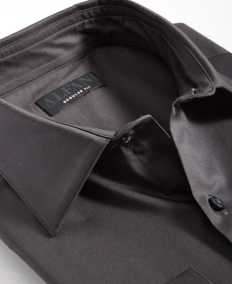 Alfani Men's Regular-Fit Temperature Regulating Solid Dress Shirt