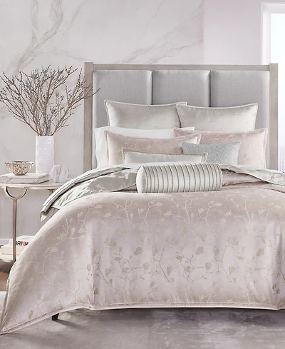 Hotel Collection Sakura Blossom Greylac Comforter Set, King, Exclusively at Macy's