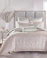 Hotel Collection Sakura Blossom Greylac Comforter Set, King, Exclusively at Macy's