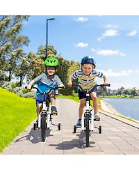 18 Inch Kid's Bike with Training Wheels and Coaster Brake