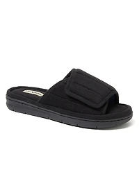 Dearfoams Women's Mickey Terry Adjustable Shower Slide House Slipper