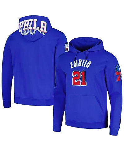 Men's Pro Standard Joel Embiid Royal Philadelphia 76ers Player Pullover Hoodie