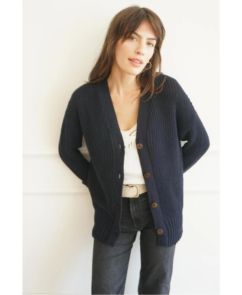 Paneros Clothing Women's Cotton Emily Cardigan