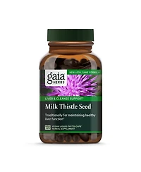Gaia Herbs Milk Thistle Seed - Liver Supplement & Cleanse Support for Maintaining Healthy Liver Function - With Milk Thistle Seed Extract