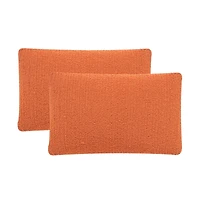 Safavieh Indoor/Outdoor Soleil Solid 12" x 20" Pillow (Set of 2)