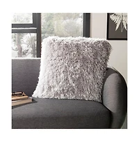 Safavieh Shag Modish Metallic 14" x 24" Pillow