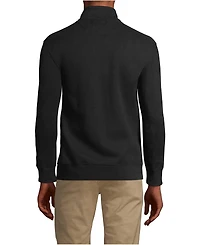 Lands' End Men's Bedford Rib Quarter Zip Sweater